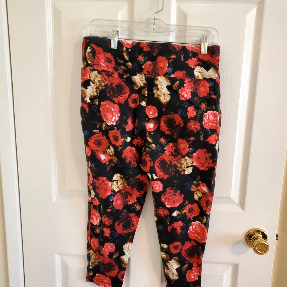 Floral  crop jegging